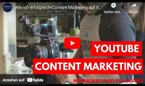 infobroker Vlog 8 - YouTube Content Marketing