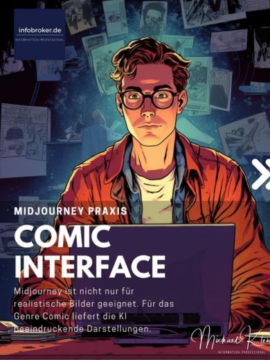 Comic Interface - Midjourney Praxis