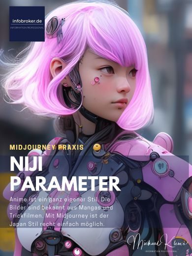 Niji Parameter zum Erzeugen von Anime Formaten auf Midjourney