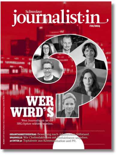 Schweizer Journalist 2024#01 - KI im Redaktionsalltag